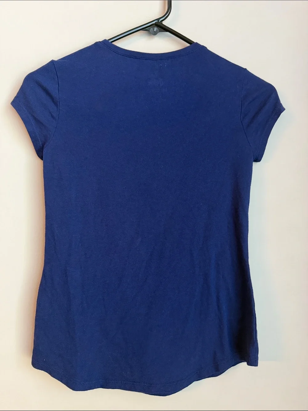 Justice Navy Tee with Colorful Unicorn Puppy Graphic Girls Size 10
